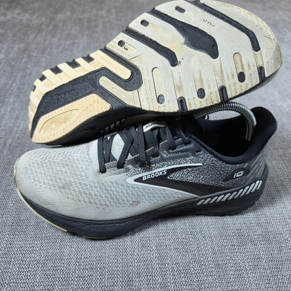 Brooks Launch GTS 10 Sneakers Mens 8.5 Grey Black Road Running Shoes